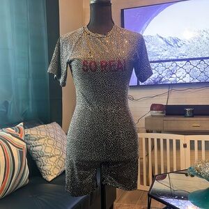 GSUWOO x SO REAL bedazzled set